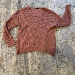 Emery Rose Cropped Sweater in Large